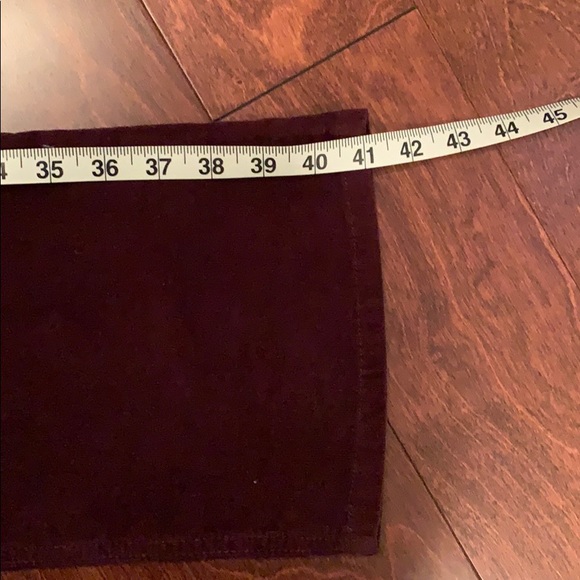 Burgundy corduroy pants - Picture 7 of 8